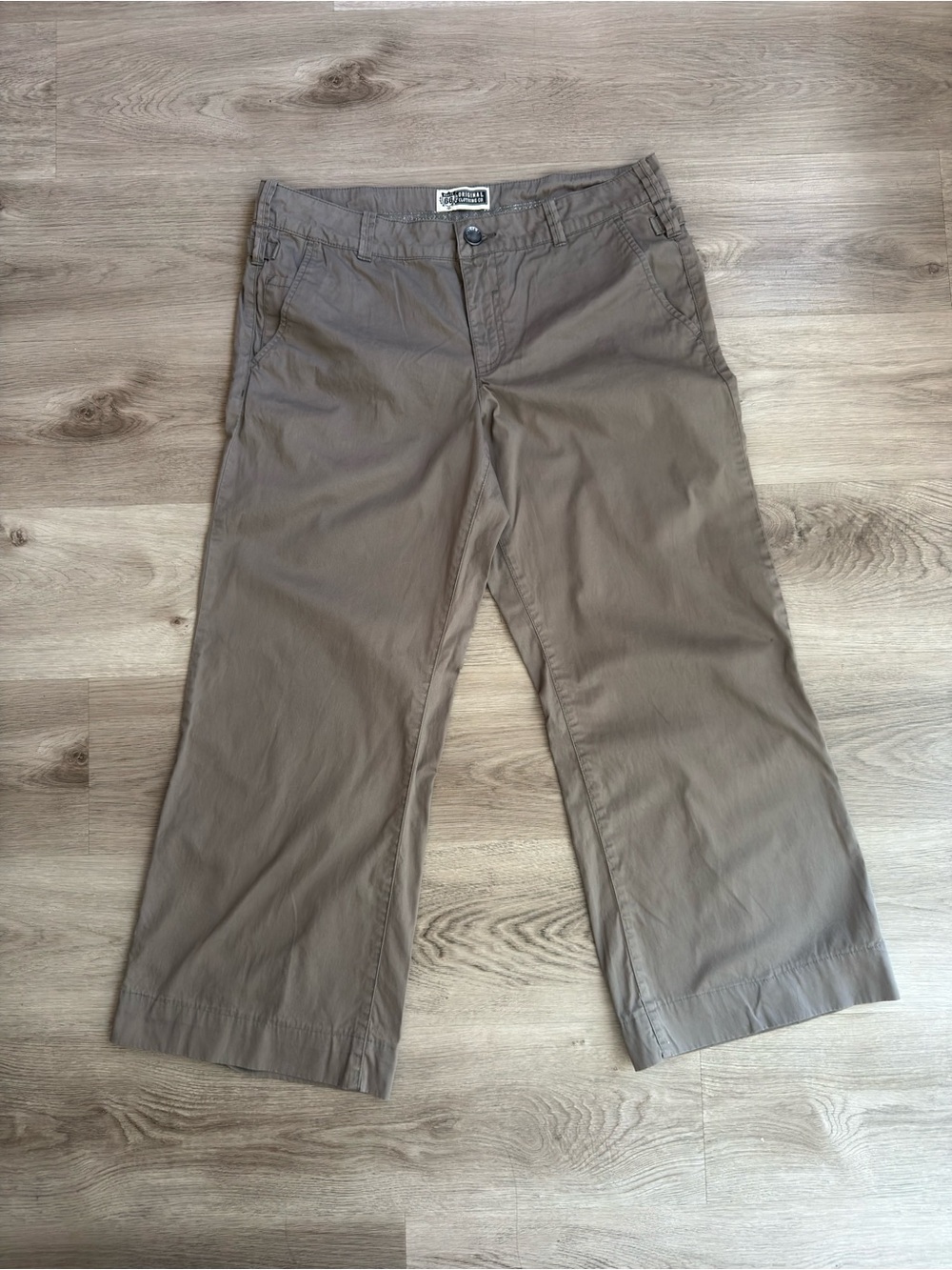 Vintage Y2K Route 66 Wide Leg Utility Pants 100% Cotton 11/12